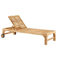 SONNENLIEGE GRANADA natur - Naturfarben, Holz (65/39/200cm) - CARO-Möbel