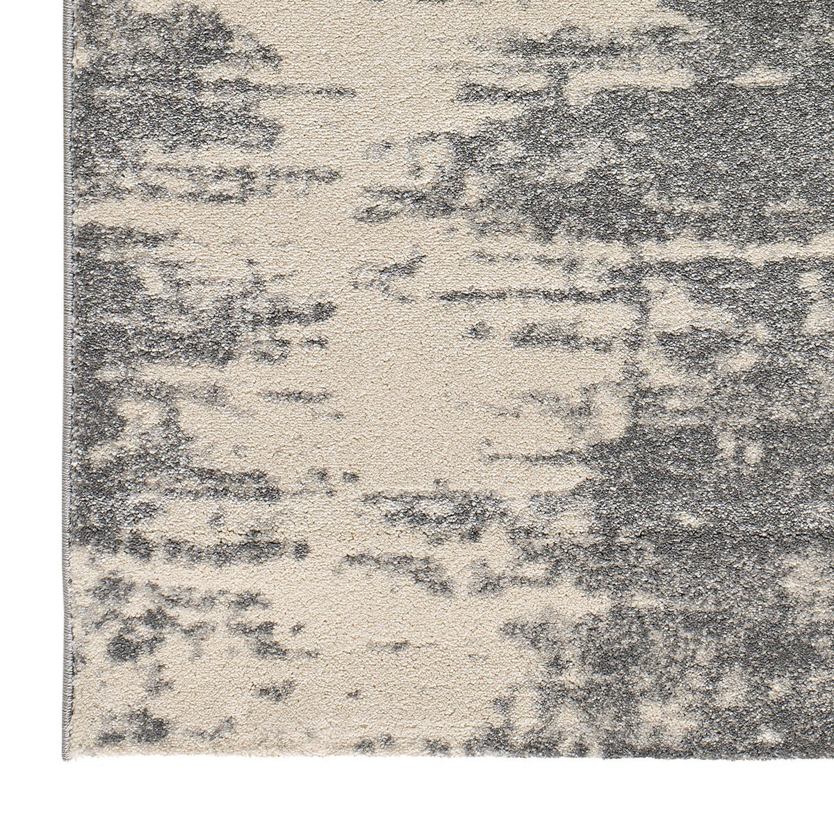 WEBTEPPICH Grau / Creme Strech Sunset 160/230 cm - Creme/Grau, Naturmaterialien/Textil (160/230cm) - Atticgo