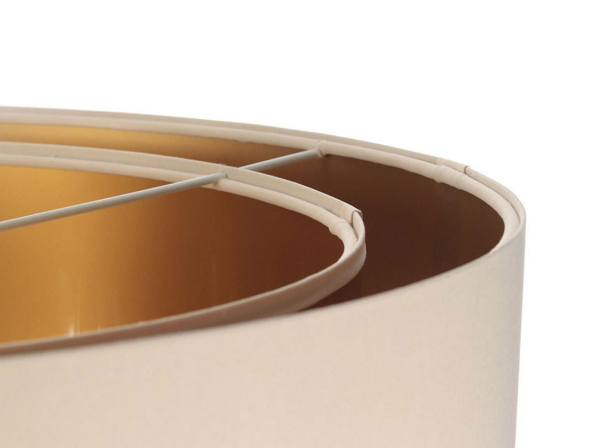 HÄNGELEUCHTE Gold 40/20 cm - Beige/Goldfarben, Kunststoff (40/1/20cm) - ONZENO