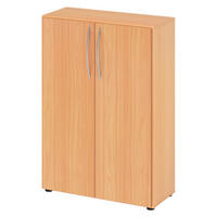 AKTENSCHRANK - 3 Ordnerhöhen 35/80/114,4 cm in Buchefarben - Buchefarben, Holzwerkstoff (80/114.4/35cm) - bümö