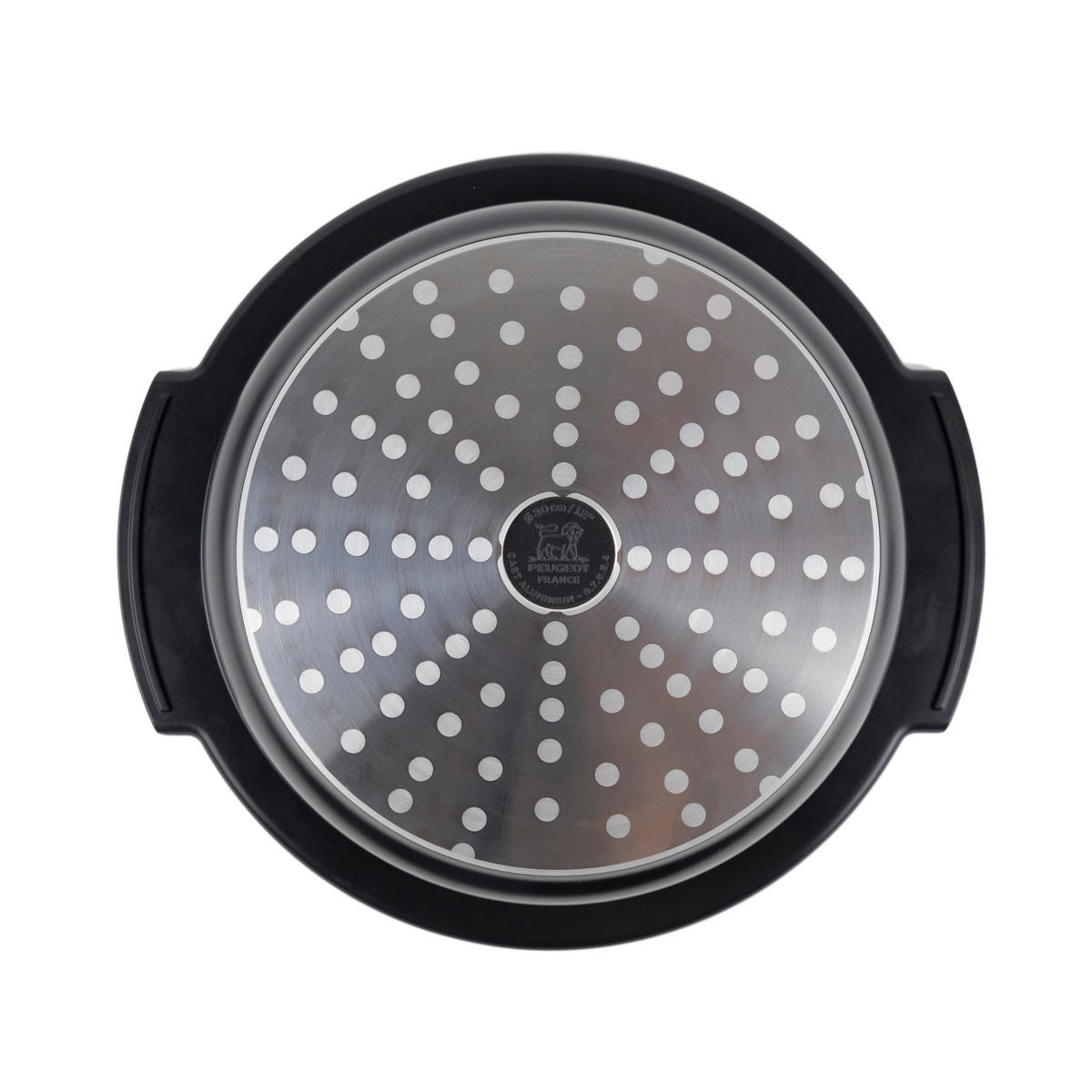 TAGINE Atlas Rot Aluminium Keramikdeckel für alle Herdarten - Rot, Keramik (32.8/30.2/24cm) - PEUGEOT