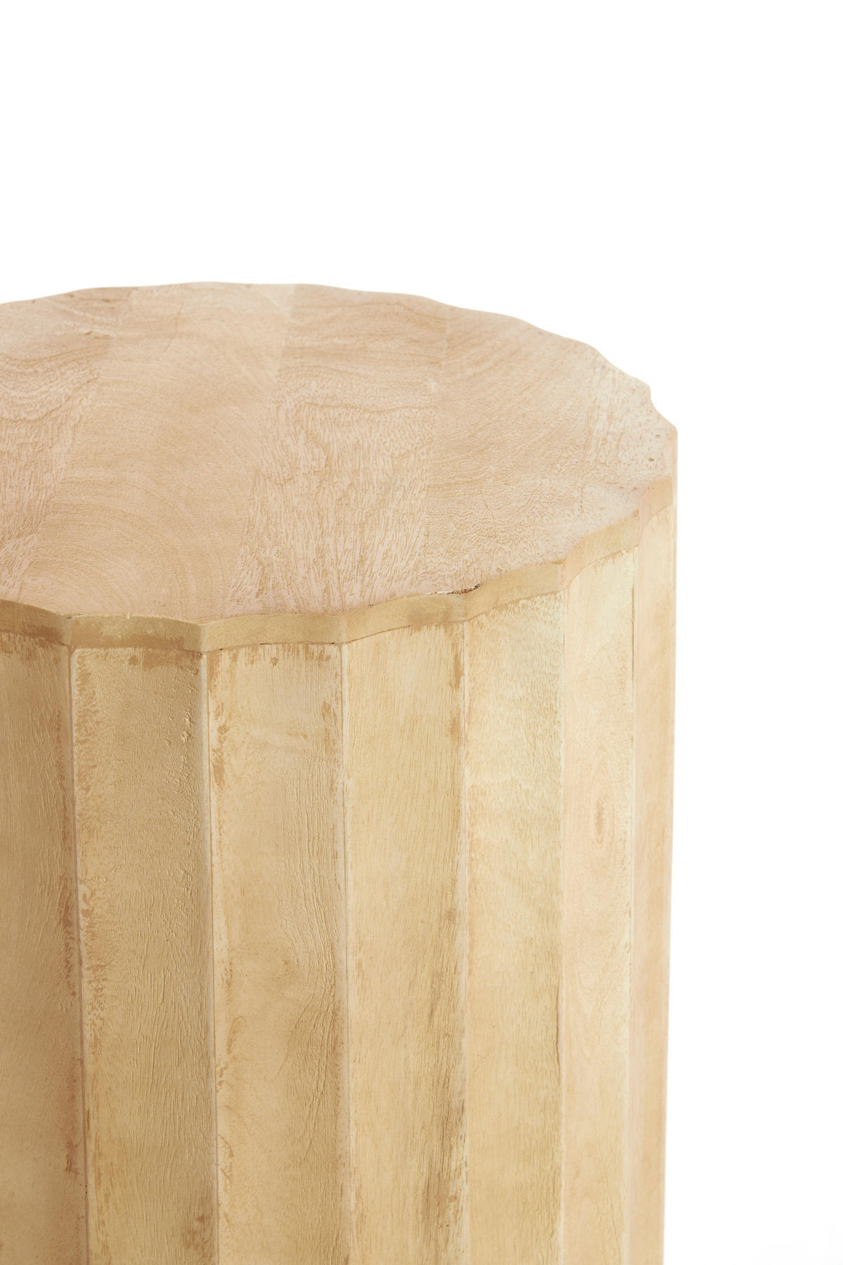 BLUMENSÄULE Ellena Braun 40/40/100 cm - Braun, Holz (40/40/100cm) - Light & Living