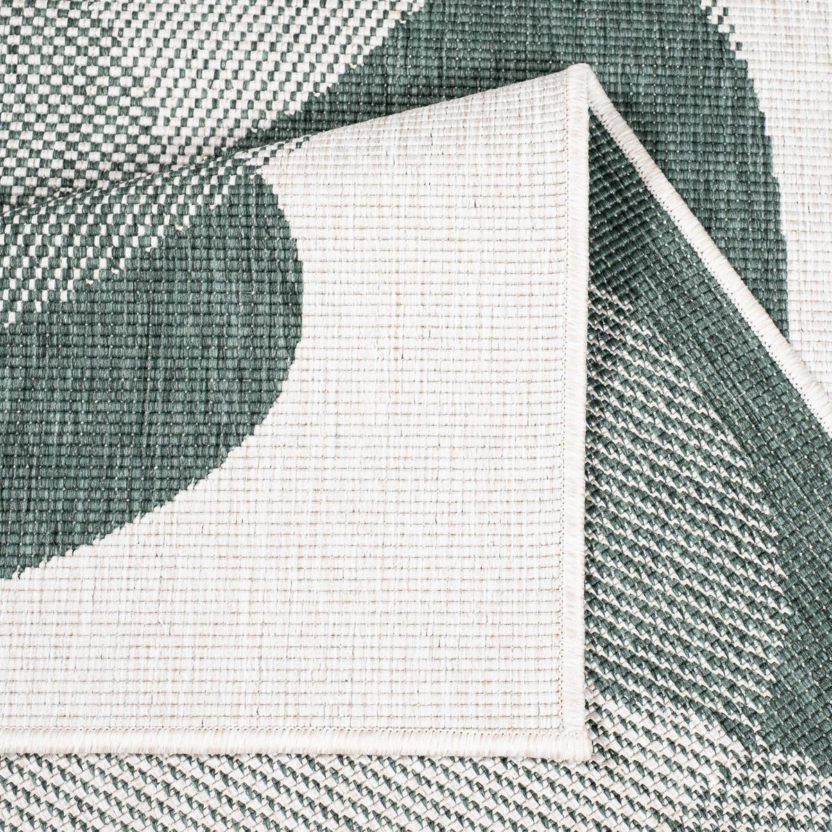 OUTDOOR-TEPPICH DuoRug 5835 Grün 160x230 cm - Grün, Textil (160/230cm) - carpet city