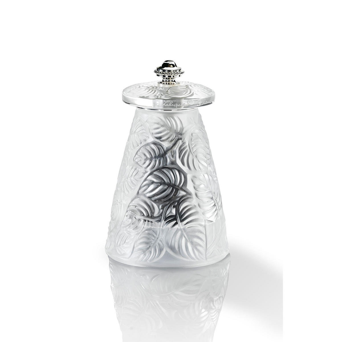 PFEFFERMÜHLE Lalique 9cm Kristallglas Stahlmahlwerk - Transparent, Glas (5.6/9/5.6cm) - PEUGEOT