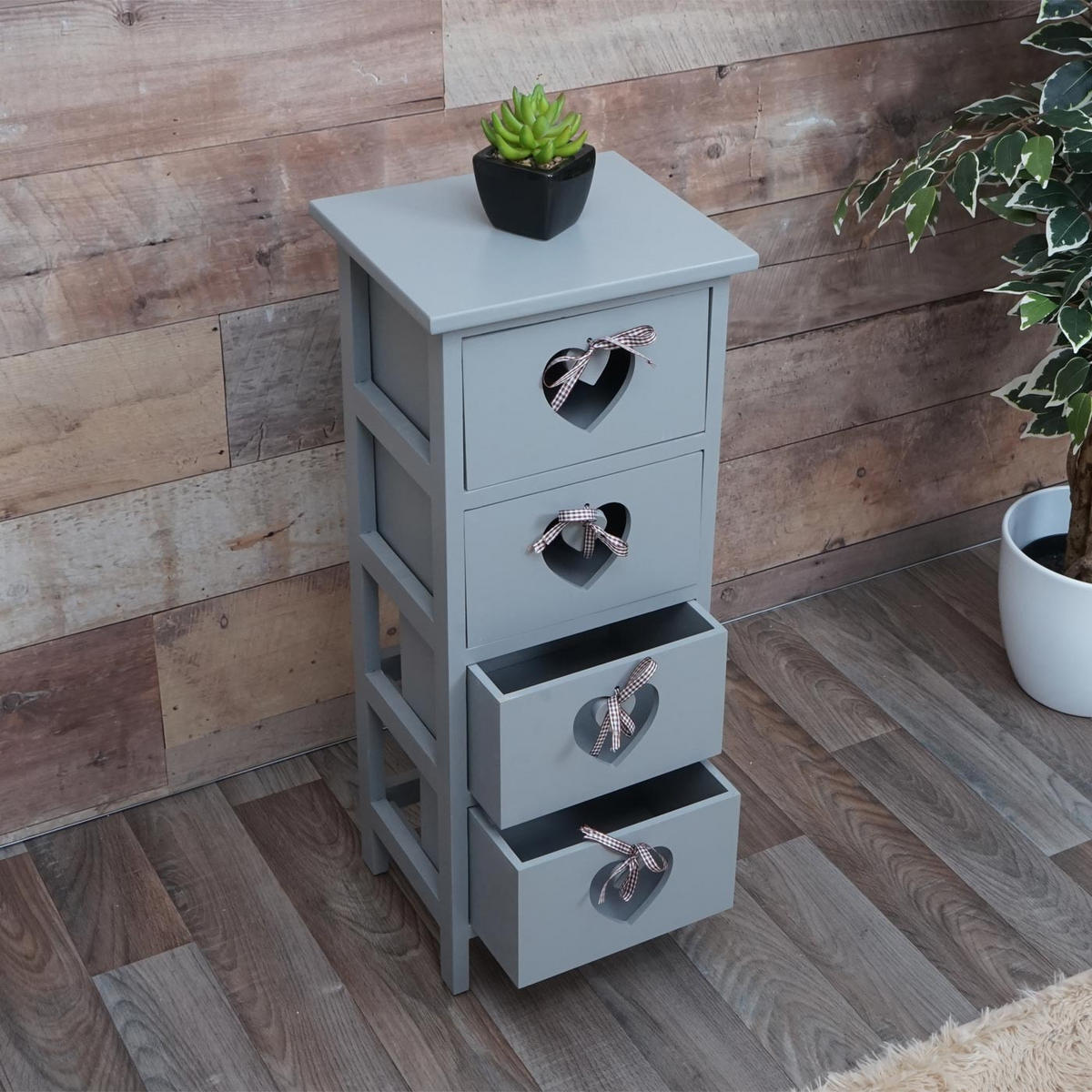 KOMMODE Grau, Blau - Blau/Grau, Holz (29/70/25cm) - MCW