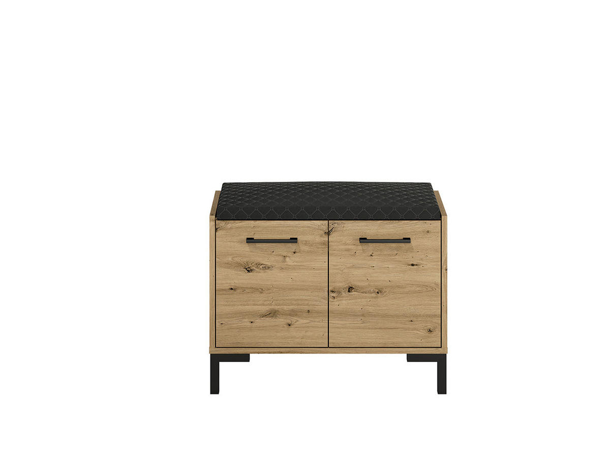 SCHUHSCHRANK – 70 cm – Nevio – Eichefarben - Eichefarben, Holzwerkstoff (70/54/34cm) - hi-markt