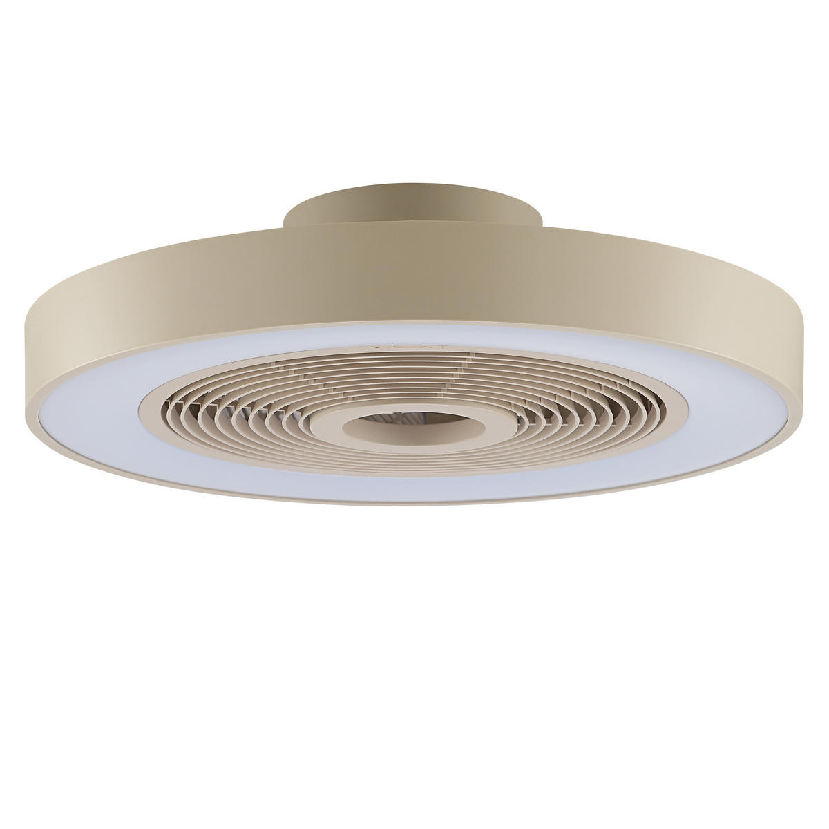 LED DECKENLEUCHTE Catania Beige 48,6/48,6/13,7 cm - Beige, Kunststoff (48.6/48.6/13.7cm) - Brilliant