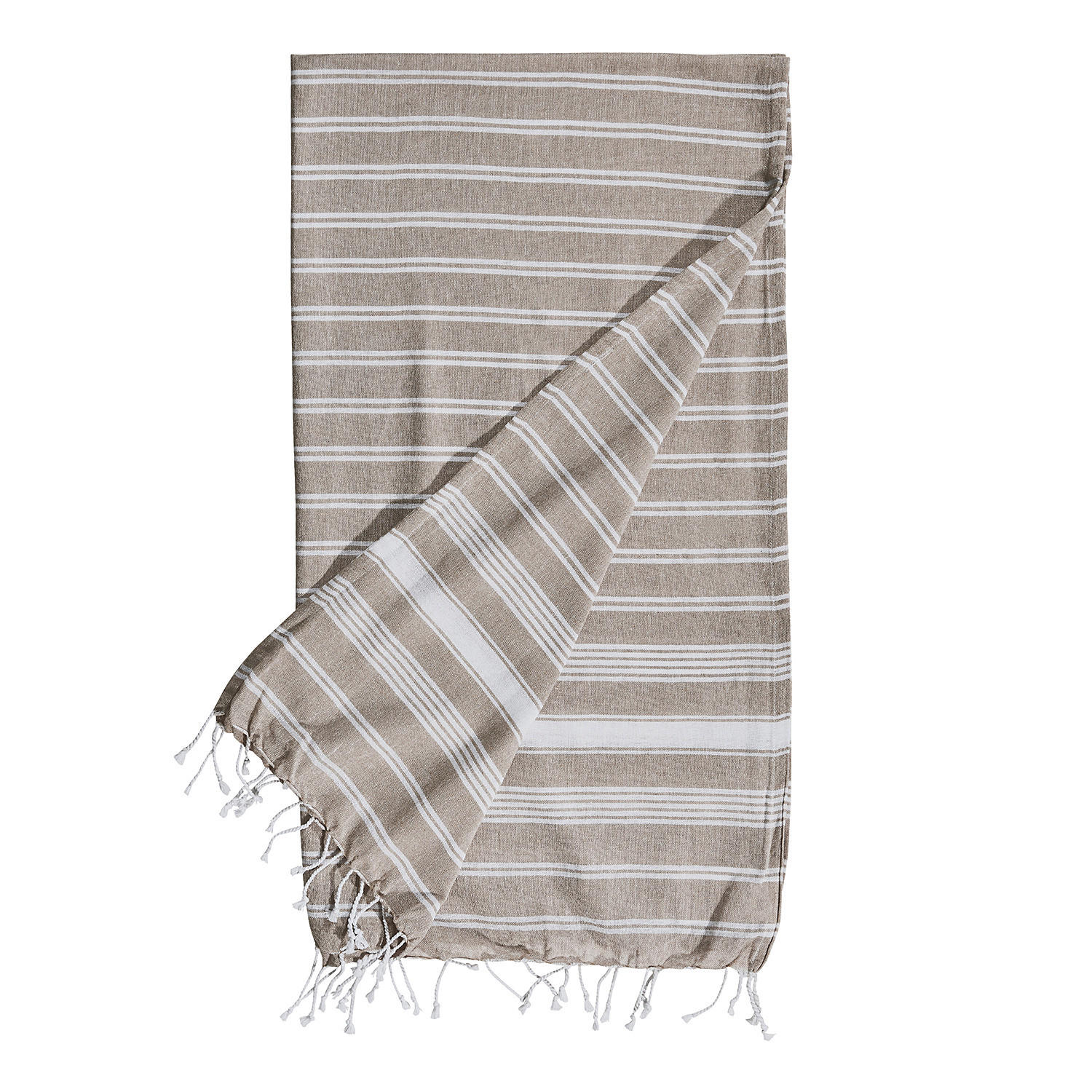 HAMAMTUCH (5er Set) Surfside - Grau, Textil (90/170cm) - Butlers