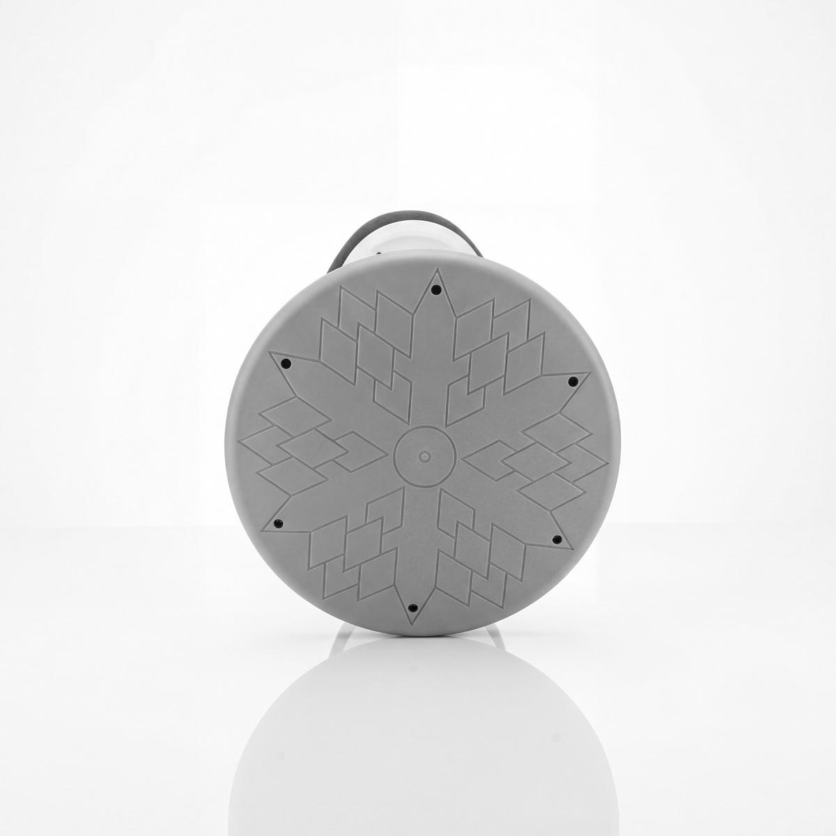 BALANCEHOCKER - Weiß/Dunkelblau, Metall (36/58/36cm)