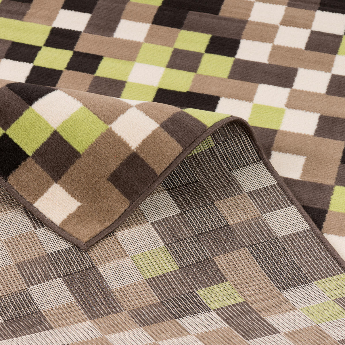 TEPPICH MODERN TRENDLINE PIXEL - Beige, Textil (140/200cm) - Pergamon