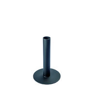 KERZENLEUCHTER Matt-Schwarz Ø 20 mm für Stabkerzen Ø 20 mm - Schwarz, Paraffin (10/12/12cm) - Frieda