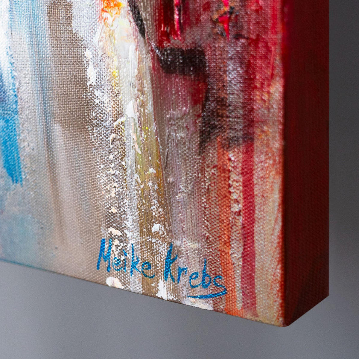 GEMÄLDE Ausstrahlung auf Keilrahmen 115x50 cm - Multicolor, Holz (115/50cm) - YS-art gallery