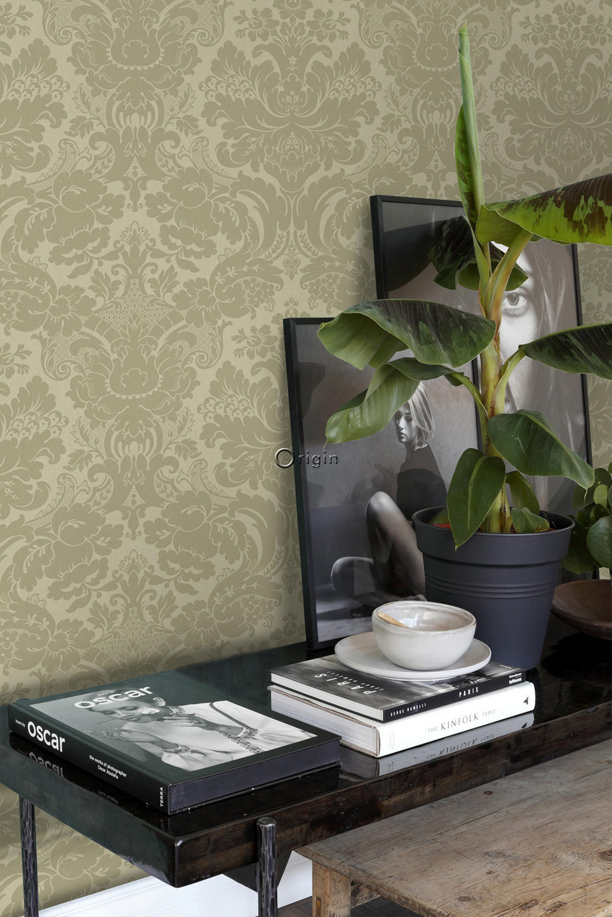 TAPETE Ornamente 53 cm x 10.05 m - Braun, Papier (53/1000cm) - Origin Wallcoverings