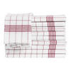 GESCHIRRTÜCHER 50x70 cm im 10er Set aus 100% Baumwolle, Küchentücher Rot - Rot, Textil (50/70cm) - Carpe Sonno