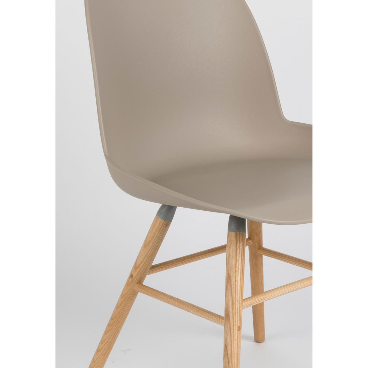 ESSZIMMERSTUHL Albert Kuip Taupe - 2 er Set - Braun, Kunststoff (49/81.5/55cm) - Zuiver