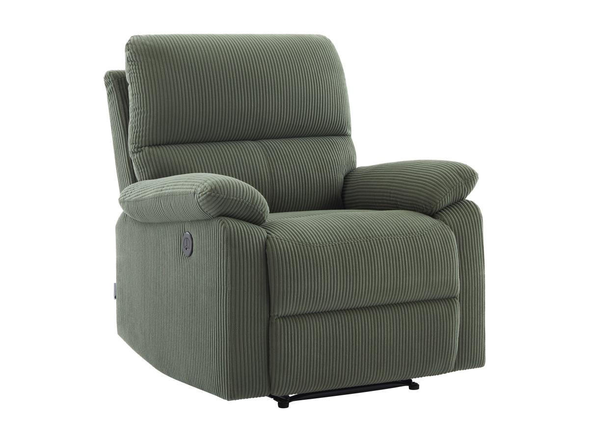RELAXSESSEL - 1 Person-Sitzer - Stoff - Grün - - Grün, Textil (89/102/91cm) - Vente-Unique