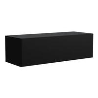 TV Schrank Schwarz 100,2 x 36,5 x 30 cm - Schwarz, Holzwerkstoff (100.2/36.5/30cm) - MebLocker