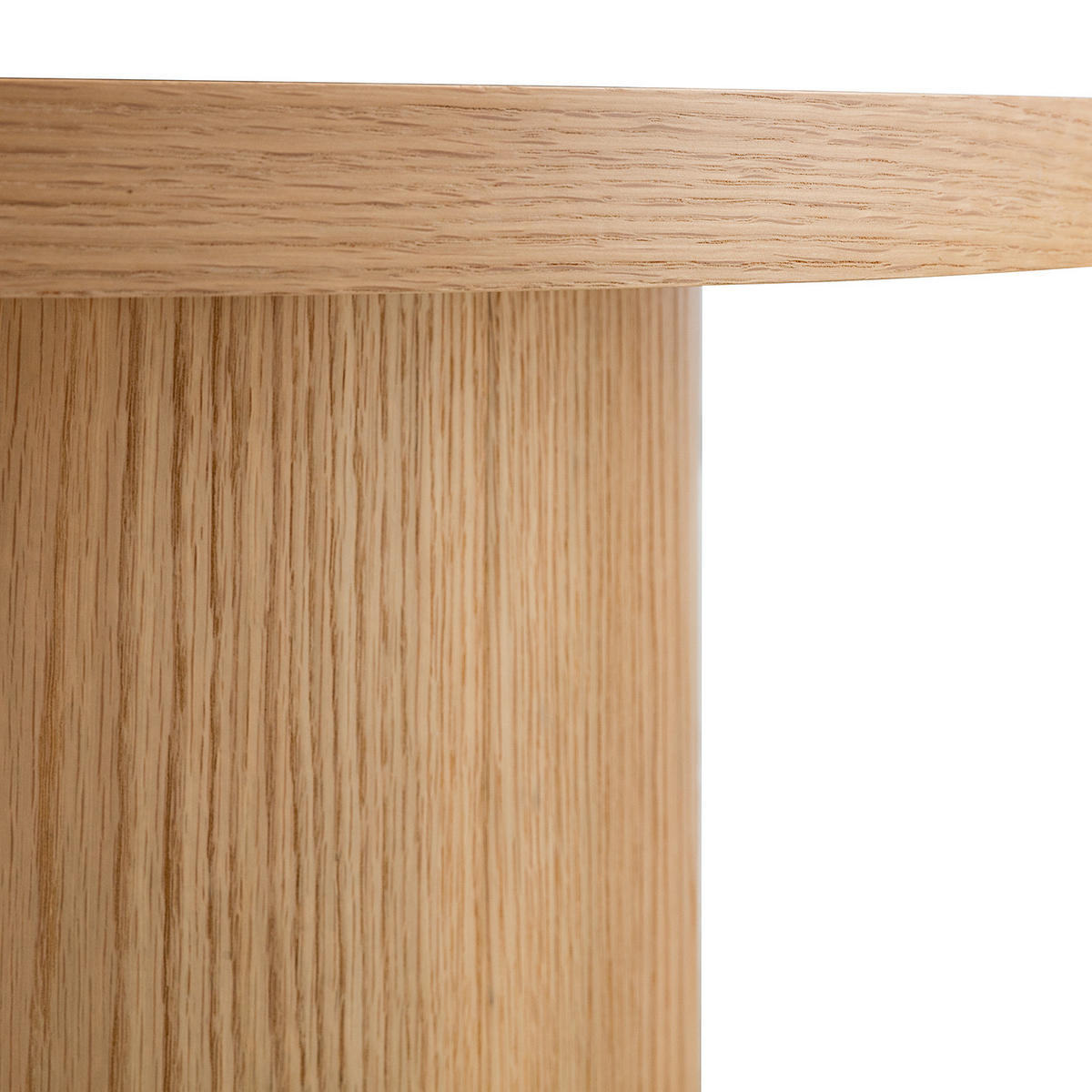 COUCHTISCH - Echtholzfurnier - Eichefarben, Holzwerkstoff (80/80/35cm) - home24