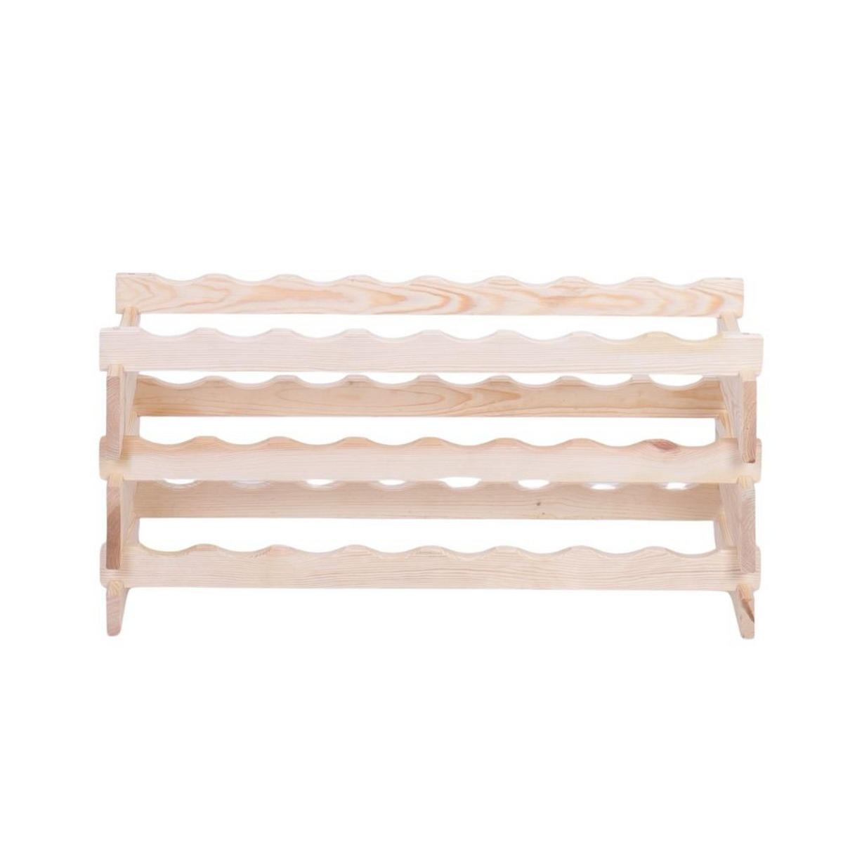 WEINREGAL VINOTECA FLEX PRO HxBxT 37x84x28cm 24 Flaschen auf 3 Ebenen Natur unbehandelt - Naturfarben, Holz (84/37/28cm) - PROREGAL