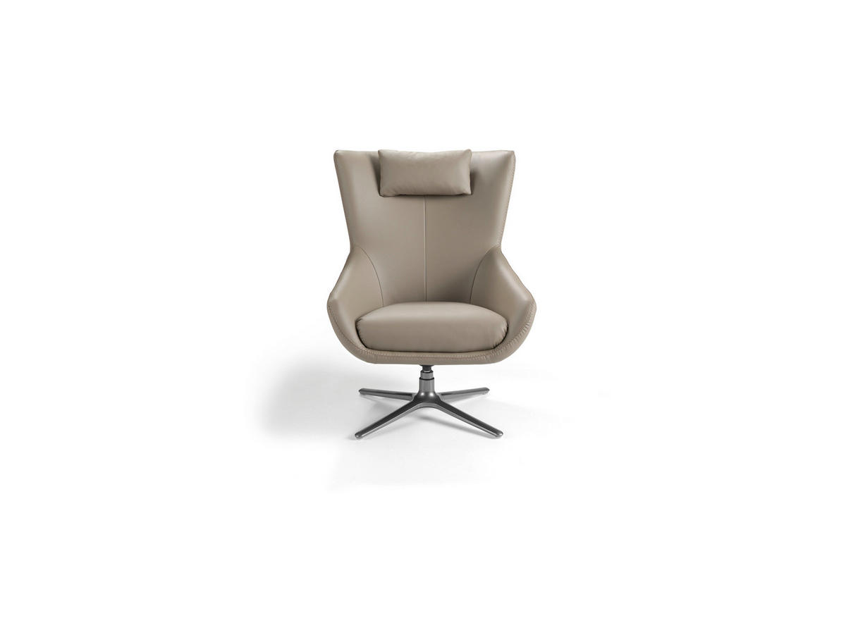 SESSEL Kunstleder Nerz 76 /90 /100 cm - Grau, Textil (76/100/90cm) - ANGEL CERDA