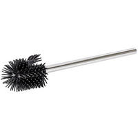 SILIKON-WC-BÜRSTE 7,5/7,5/35 cm - Silberfarben, Kunststoff (7.5/35/7.5cm) - Wenko