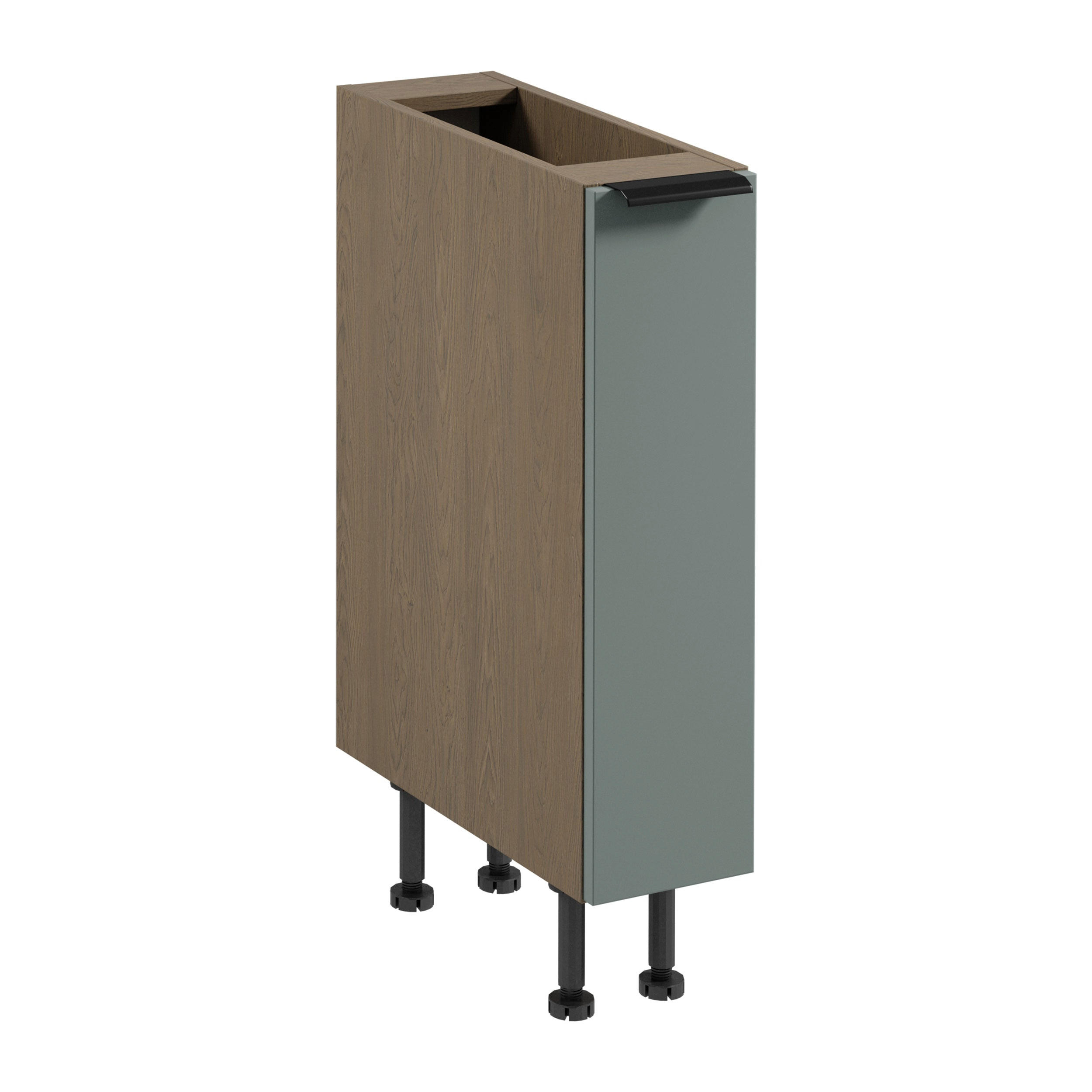 APOTHEKERSCHRANK D20C – Sorento Grün – Grün / Eiche - Eichefarben/Grün, Holzwerkstoff (20/87/52cm) - ROYAL24_MARKT