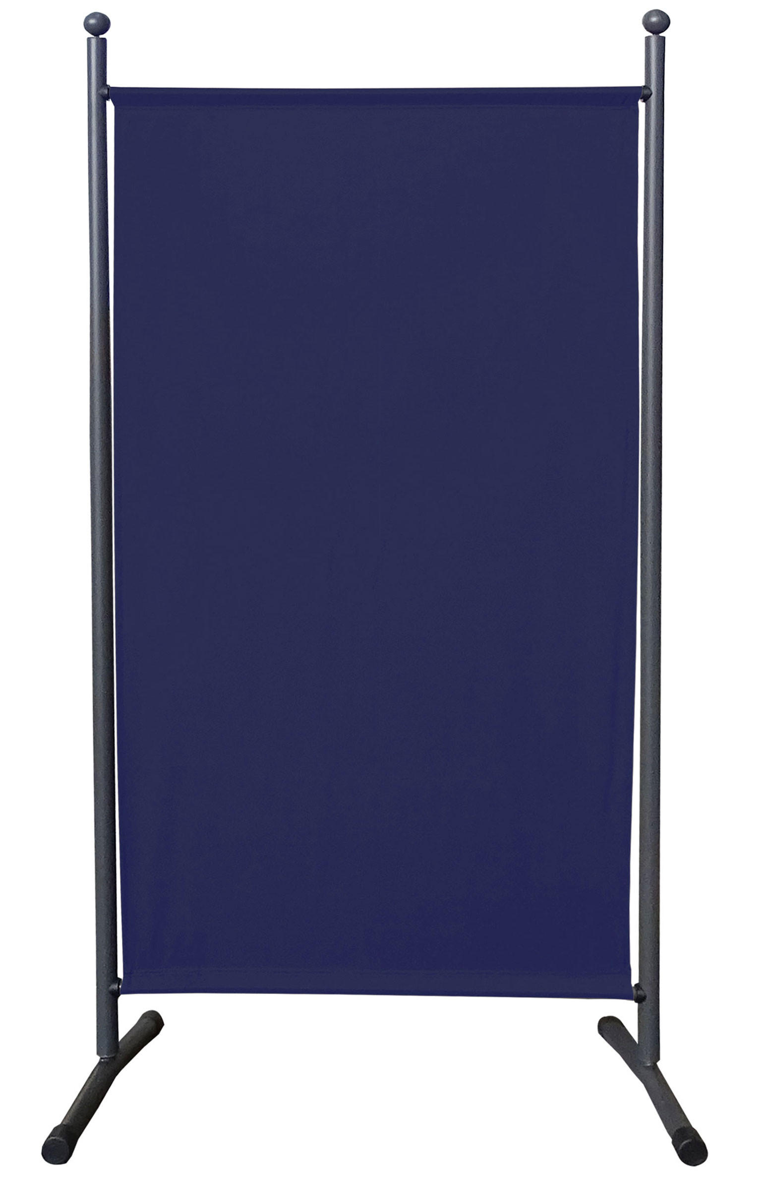 PARAVENT 1-tlg. 180x78 cm Blau - Blau, Metall (78/180cm) - QUICK STAR