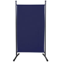 PARAVENT 1-tlg. 180x78 cm Blau - Blau, Metall (78/180cm) - QUICK STAR