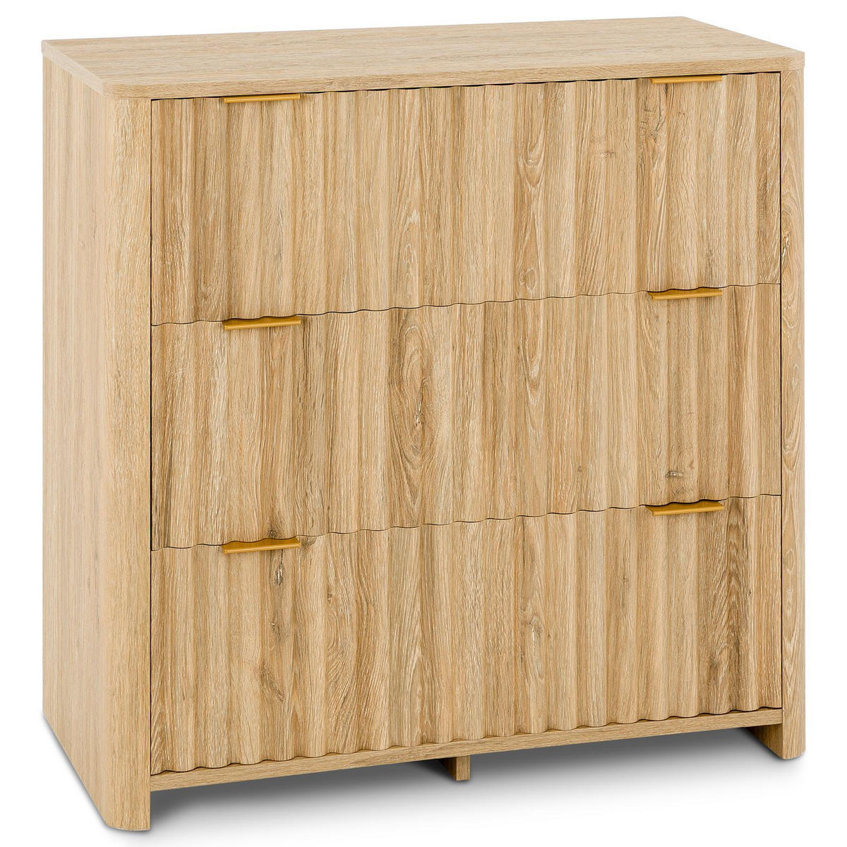 KOMMODE ELLA Eiche - Eichefarben, Holzwerkstoff (78/77/39cm) - IDIMEX