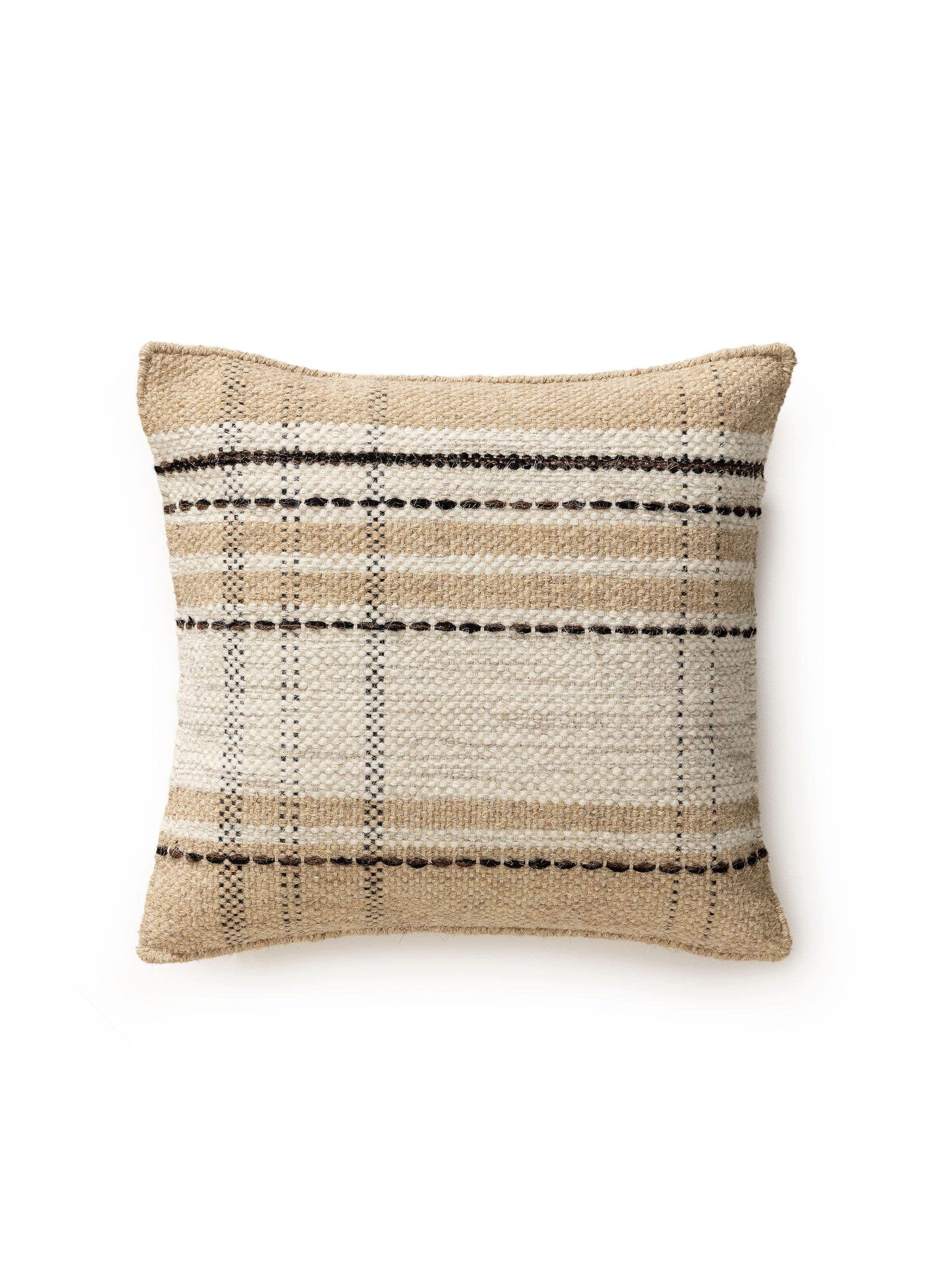 KISSENBEZUG Bahati Beige 45x45 cm - Beige, Textil (45/45cm) - benuta Pop