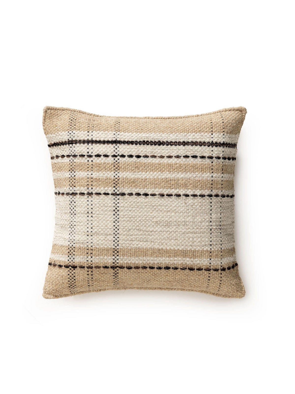 KISSENBEZUG Bahati Beige 45x45 cm - Beige, Textil (45/45cm) - benuta Pop