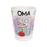 MAZAGRAN-BECHER Oma in Bunt - 500 ml - Multicolor, Keramik (0.5L) - Blond Amsterdam