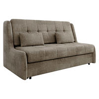 SCHLAFSOFA Viva Elite IV - Schwarz/Braun, Holz/Metall (166/85/98cm) - MIRJAN24