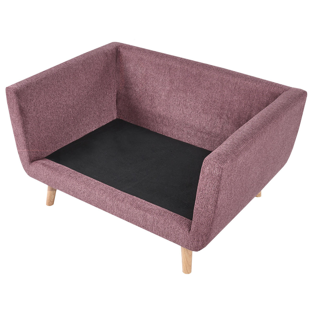 SESSEL Stoff Rosa Bolga - Pink, Textil (119/89/83cm) - Beliani
