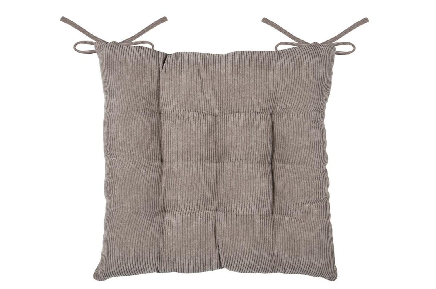 STUHLKISSEN Dandy 38/38 cm - Taupe, Textil (38cm)
