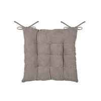 STUHLKISSEN Dandy 38/38 cm - Taupe, Textil (38cm)