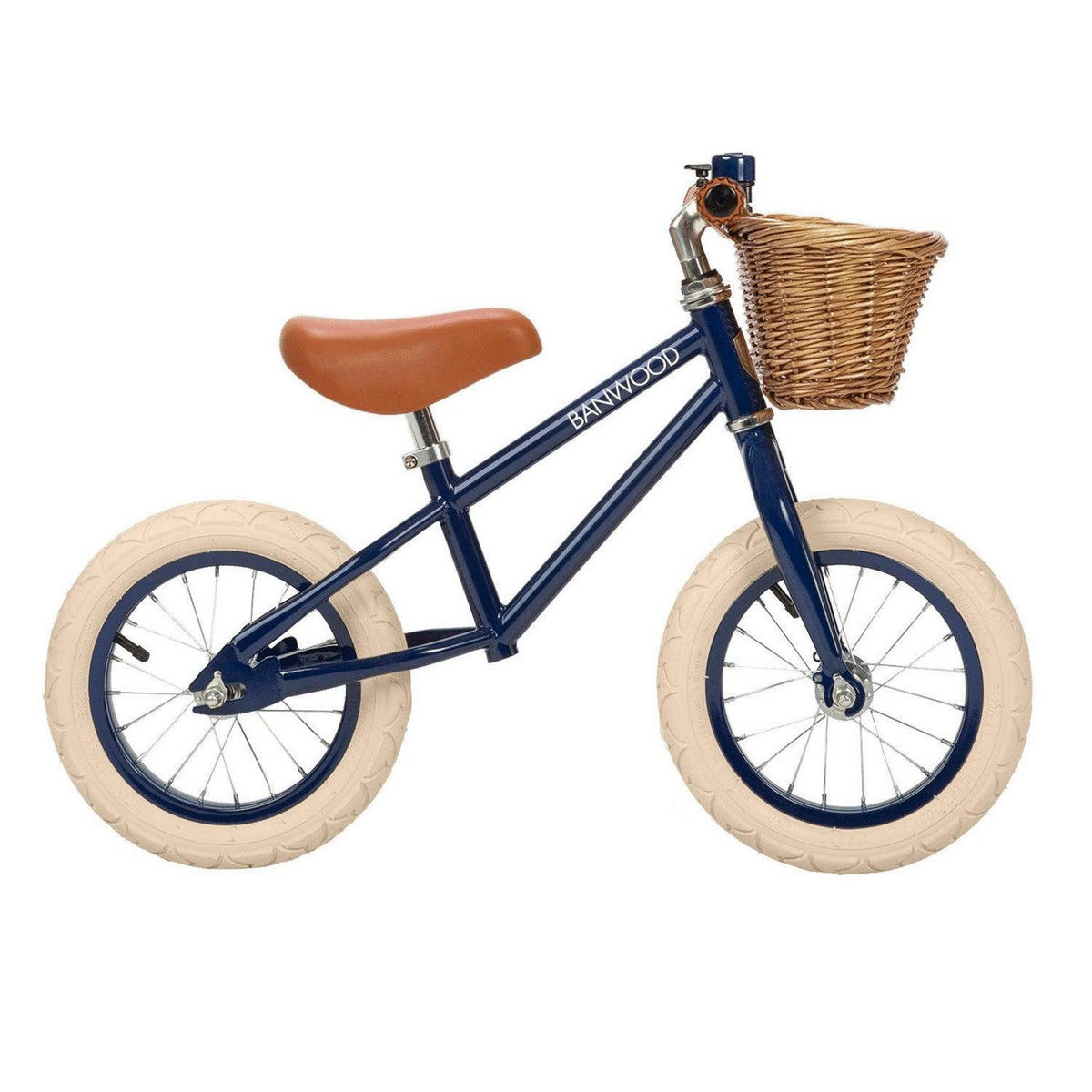 LAUFRAD aus Stahl für Kinder 3-5 Jahre, Marineblau - Dunkelblau, Metall (65/41/20cm) - Banwood