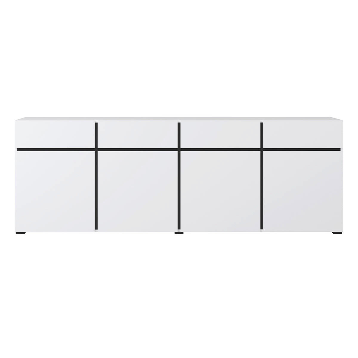 SIDEBOARD Lilia Bílá - bílá, kompozitní dřevo (225/78.5/40cm) - Petits-meubles