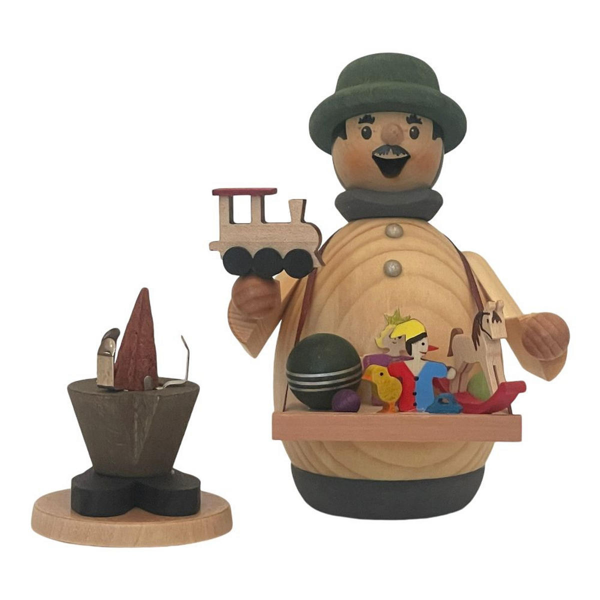 RAUCHMANN Max als Spielzeughändler 16 cm - Multicolor, Holz (10/16/10cm)