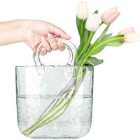 VASE Transparentes Glas - Transparent, Glas (11cm) - LIBRATON