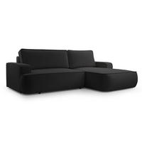 ECKSOFA MONOS Schwarz L - Rechts - Schwarz, Kunststoff/Textil (260/168cm) - Luxkor24