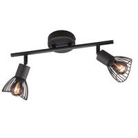 LED DECKENLEUCHTE Metall Schwarz - Schwarz, Metall (30/9.5/19.5cm)