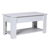 COUCHTISCH UTAH / 100x50cm - Weiß - Weiß, Holzwerkstoff (104/62/74cm) - Weber Industries