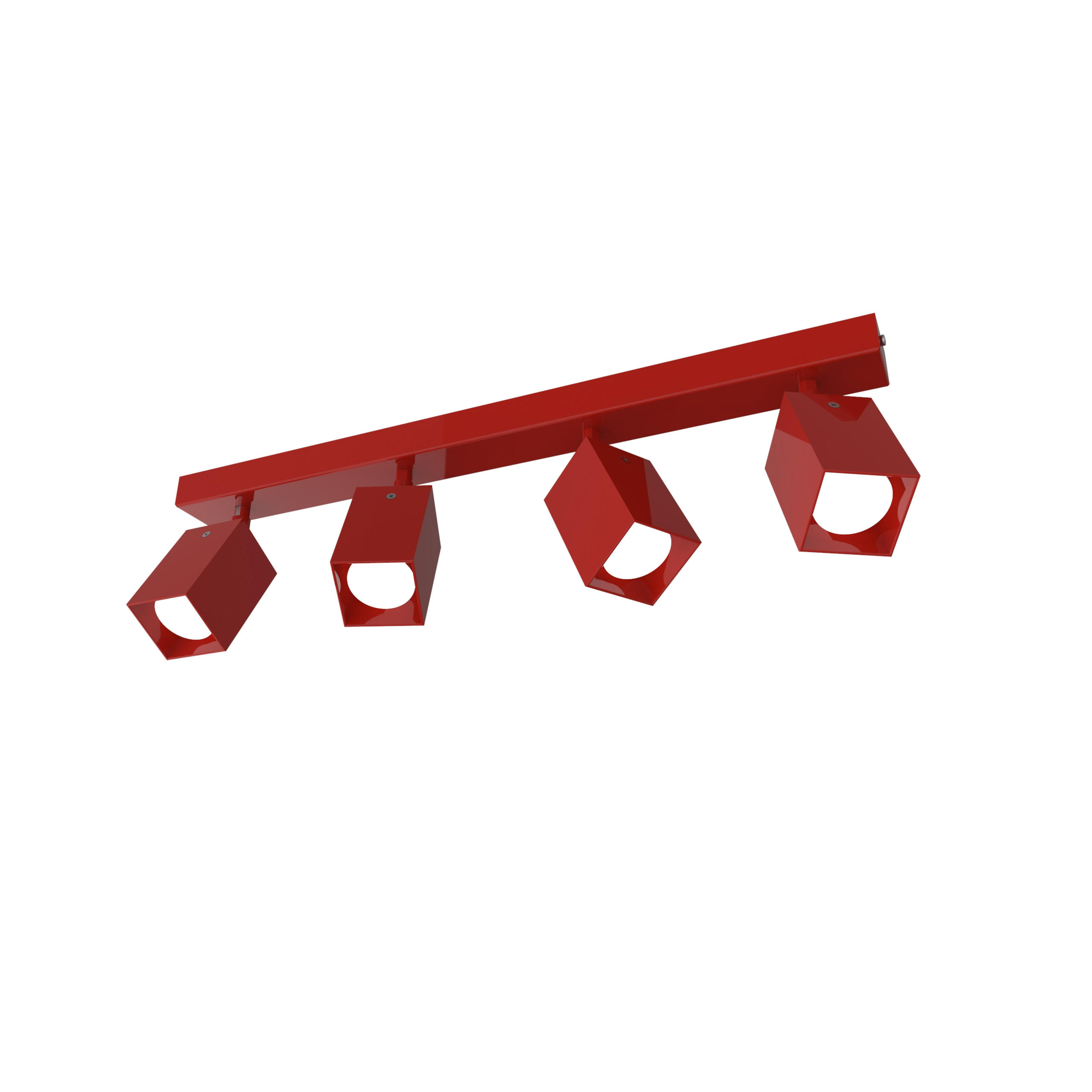 Lumicom Deckenleuchte Rot 60x18x6 cm