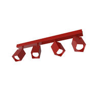 DECKENLEUCHTE - Rot, Metall (6/60/18cm) - Lumicom