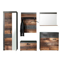 GARDEROBE Braun - Braun, Holzwerkstoff (265/192/37cm) - ebuy24