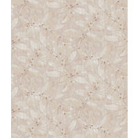 TAPETE gezeichnete Blätter 53 cm x 10,05 m - Beige, Papier (53/1000cm) - Sanders & Sanders
