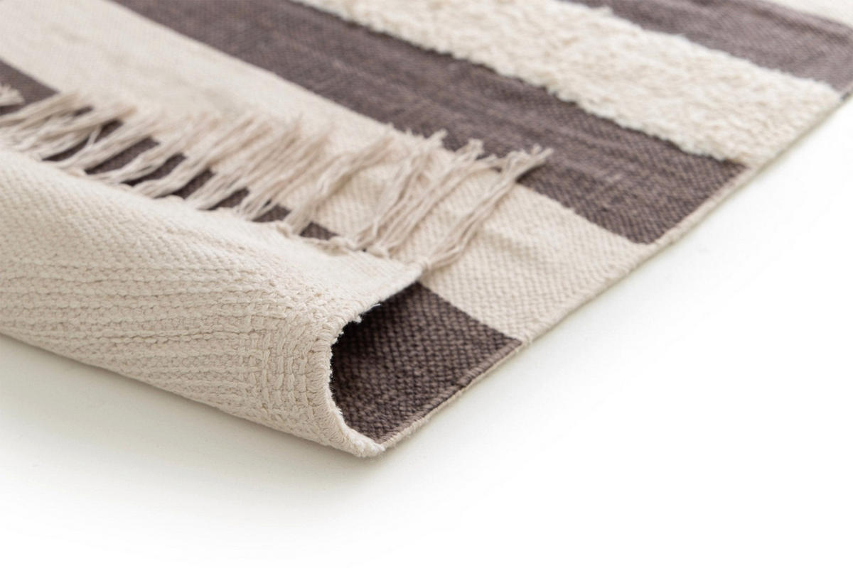 TEPPICH, Pflegeleichter Designerteppich schwarz - Schwarz, Naturmaterialien (160/230cm) - AFK Living