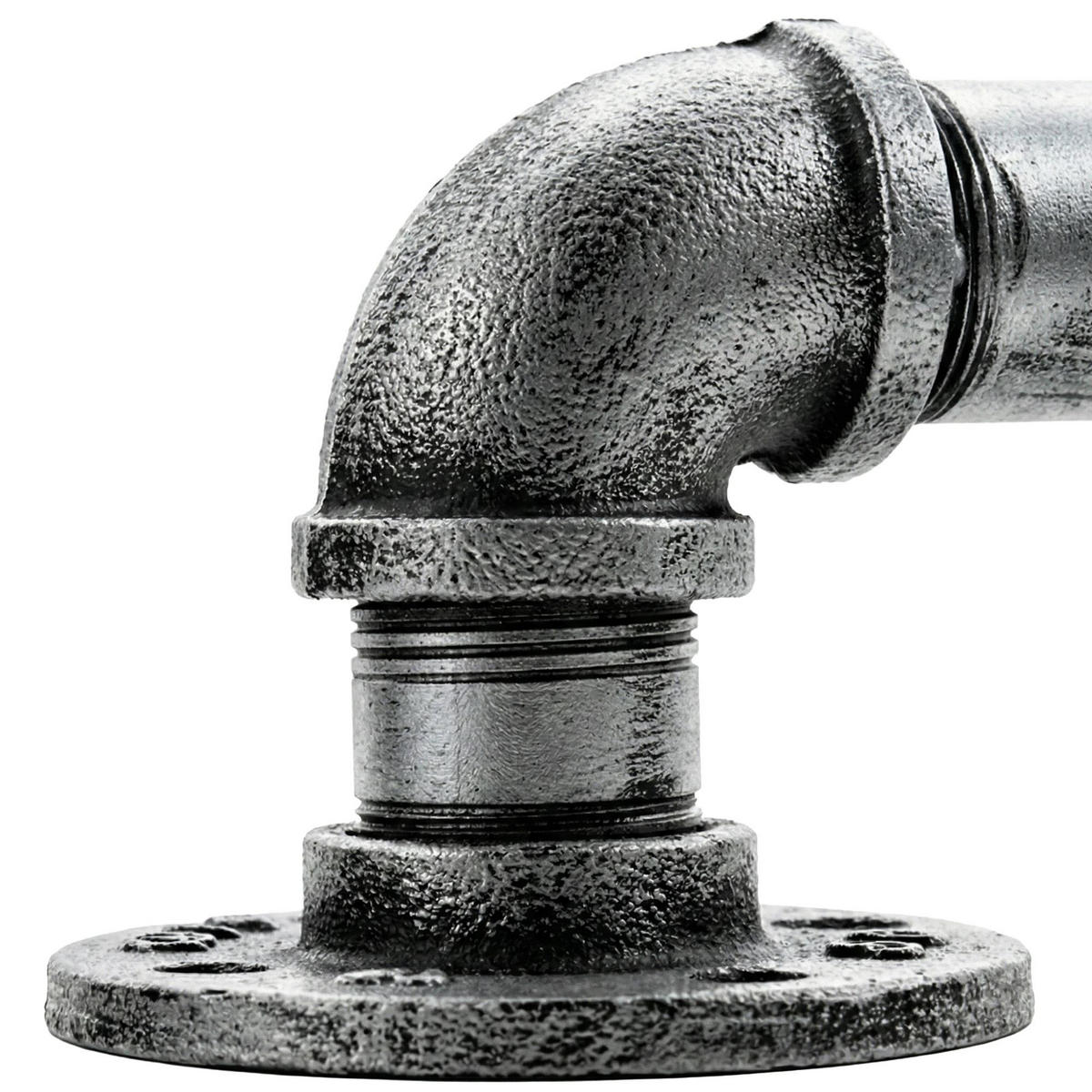 KLEIDERSTÄNDER 150 cm-silber-Metall - Silberfarben, Metall (150/150/55cm) - CLP