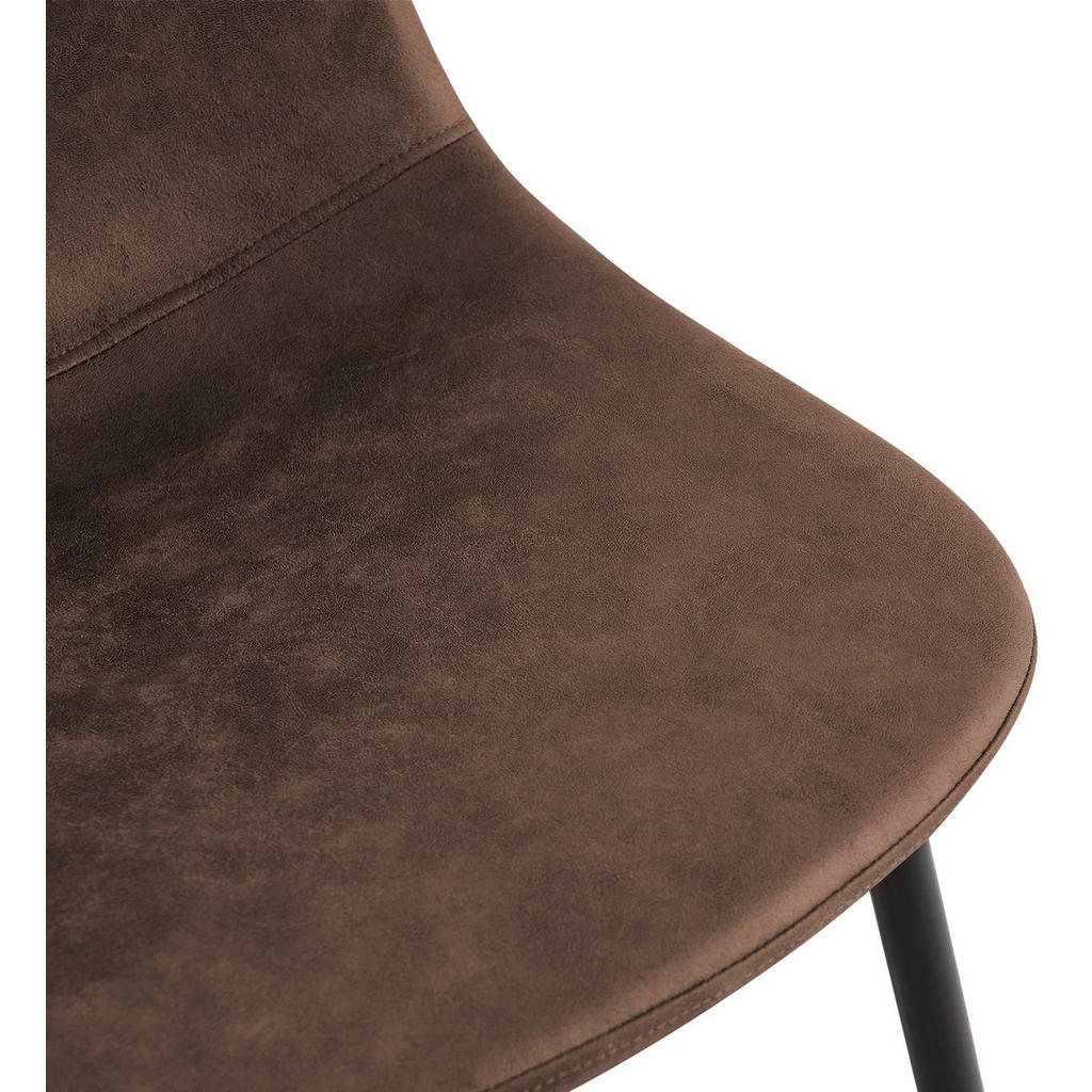 Thumbnail - CLP Stuhl, Braun, Textil, 44x88x51 cm, Esszimmer, Stühle, Esszimmerstühle, Vierfußstühle